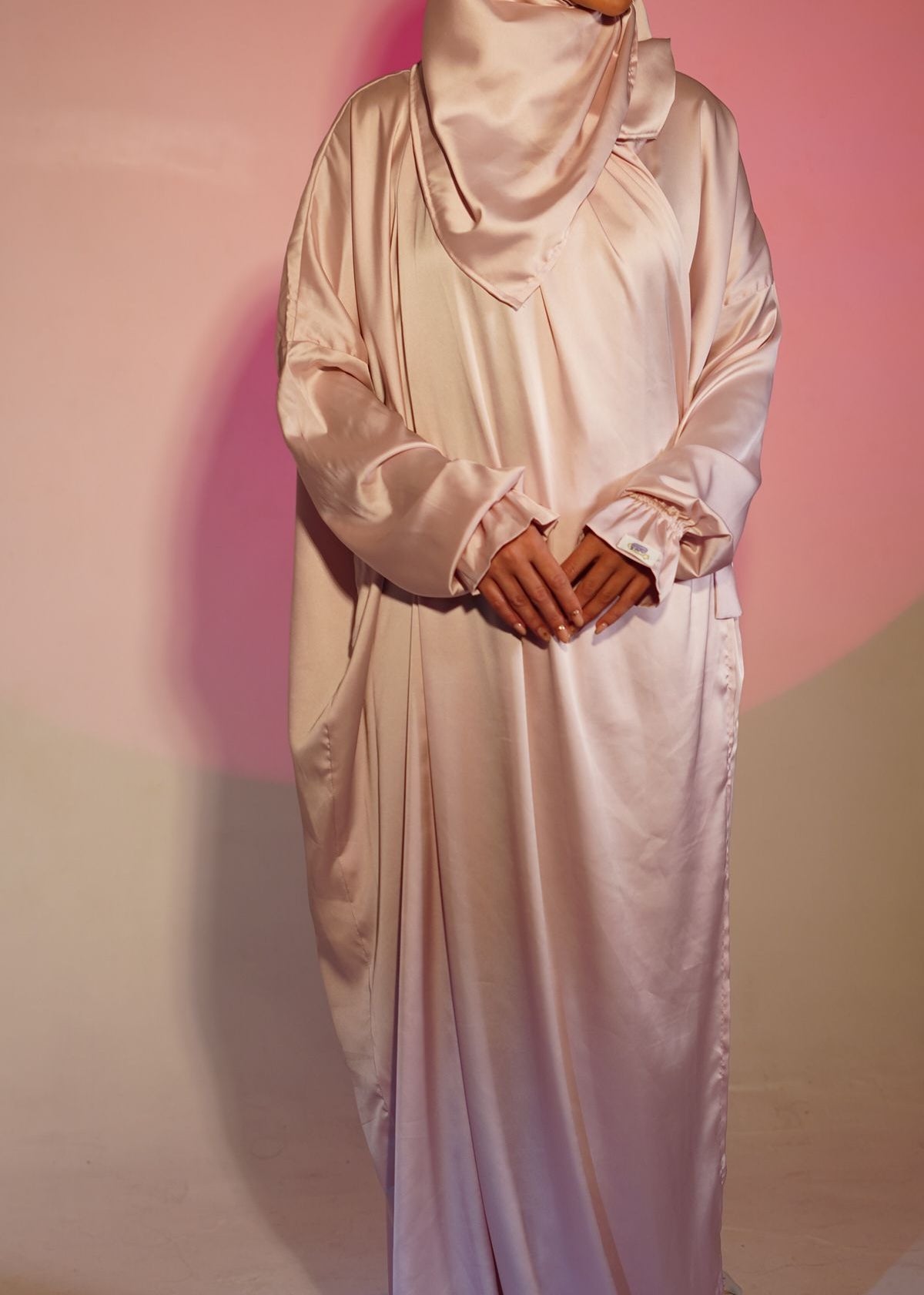 Pink Prayer Veil - جلال وردي