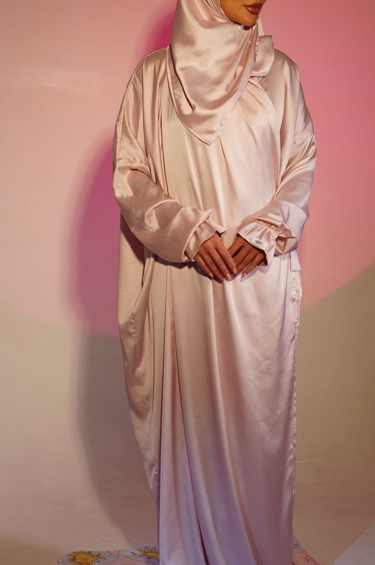 Pink Prayer Veil - جلال وردي